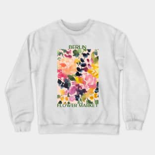 Abstract Flower Market Illustration 28 Crewneck Sweatshirt